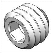 PN 1104/100 x 5 - SET, SC, 5/16-18, @.25"SNK PLTK